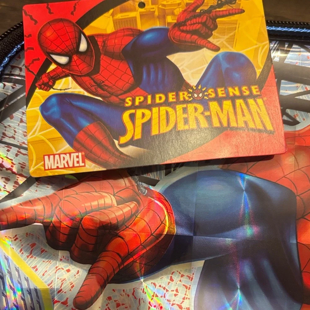 Marvel Spider-Man Holographic Lunch Box with Red and Blue Accents